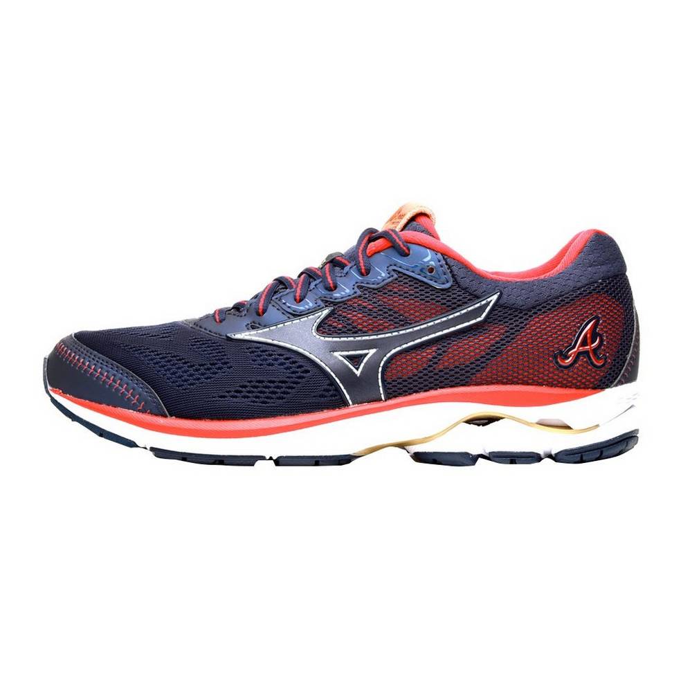 Mens Mizuno 755 Rider Baseball Shoes Navy/Red Philippines (UDGHXP314)